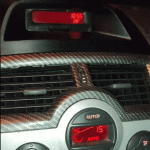 Marco reloj central Megane 2 CC Cabriolet (reloj alargado)